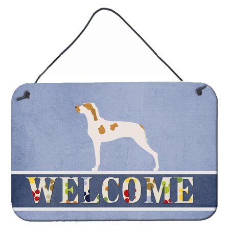 Carolines Treasures Ariege Pointer Welcome Wall or Door Hanging Prints BB8272DS812